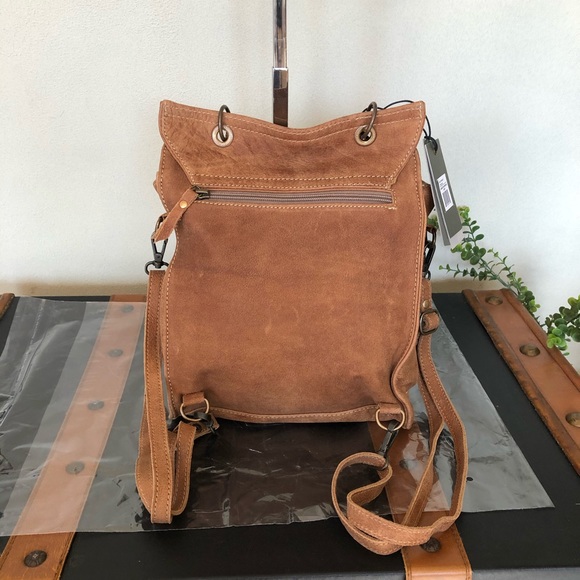 Myra Bag Bags Myra Bag Leather Convertible Backpack Or Purse Poshmark